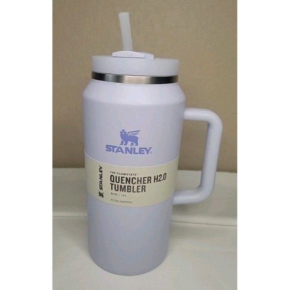 NWT Stanley Quencher H2.0 FlowState Tumbler 64 oz 1.89L New With Tags Dew Drop